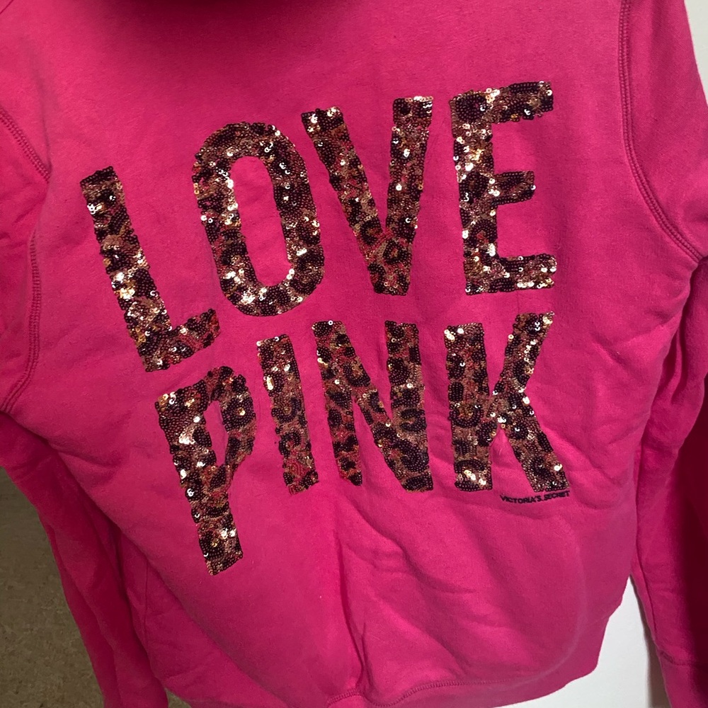 Victoria’s Secret Pink fur zip up